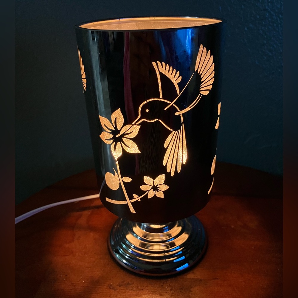 Hummingbird Flower Aroma Touch Lamp